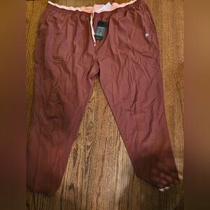 Men's Maroon Athletic Pants